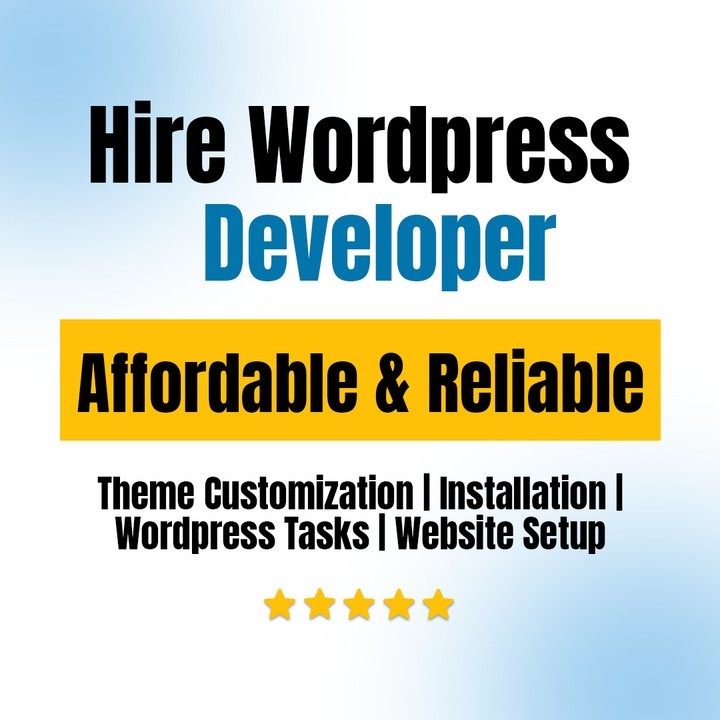 WordPress Website Fixes & Design Service | Store Setup Help for Online Shops
