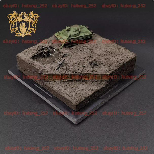 3D Printed 1/144 Soviet Project 907 Medium Tank Finished Model