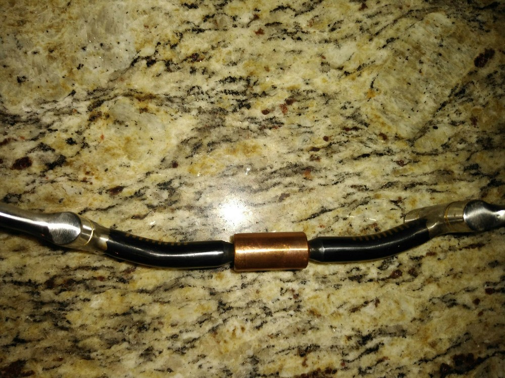 5" Billy Allen Straight Copper Roller Snaffle D-Ring Bit 3" Rings