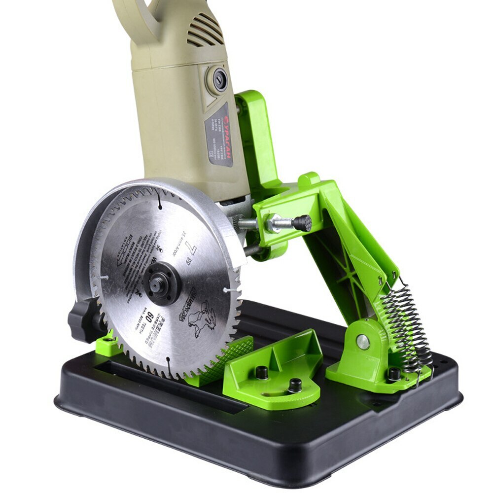 Angle Grinder Holder Support For Cutting Machine DIY Aluminum Bracket Iron Base