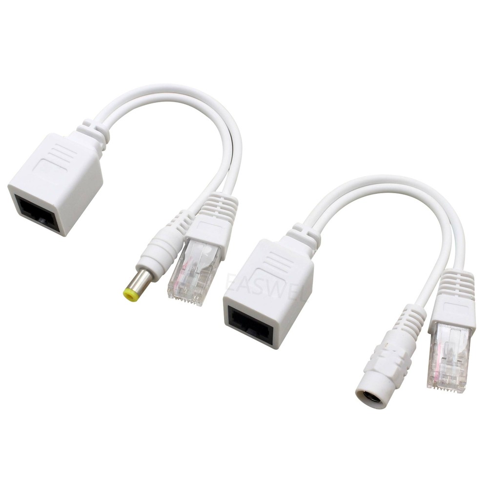 Power Over Ethernet POE Injector Splitter Adapter Cable For Ring Camera
