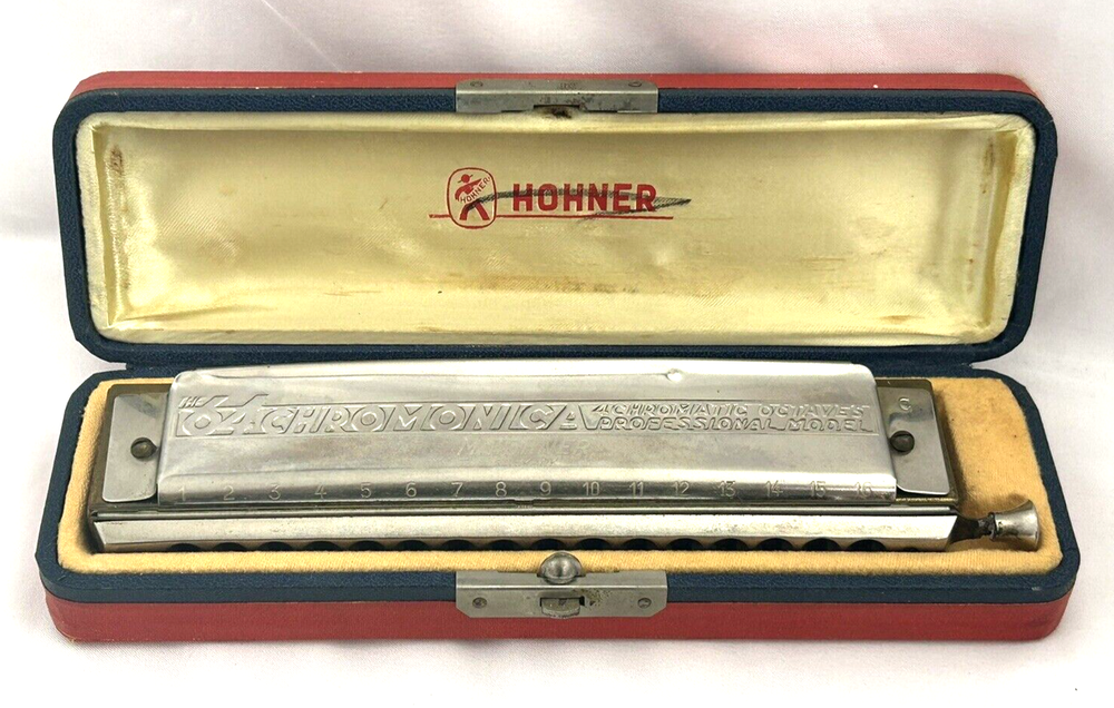 The 64 Chromonica 4 Chromatic Octaves Professional Model HOHNER Harmonica