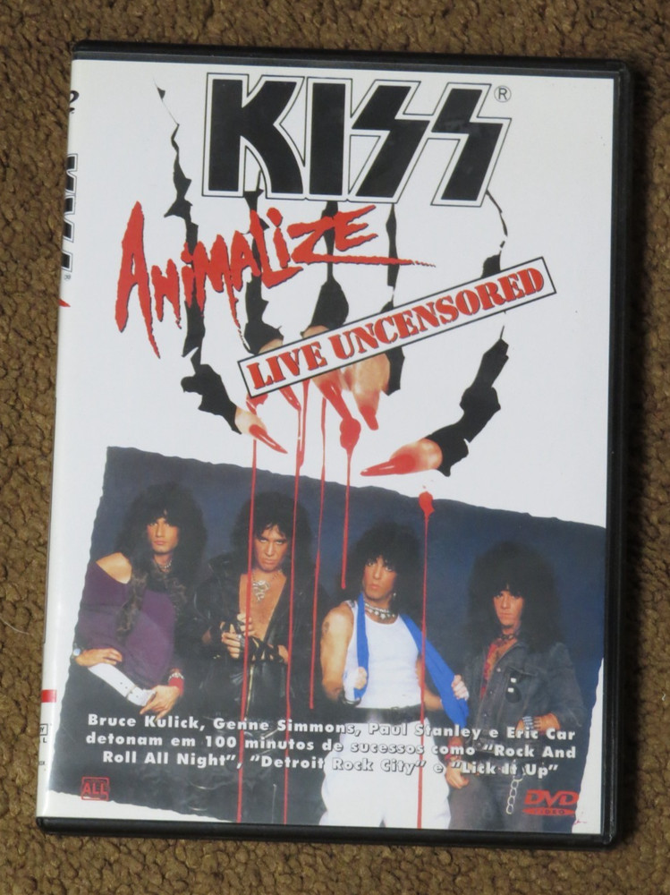 KISS ANIMALIZE LIVE UNCENSORED DVD