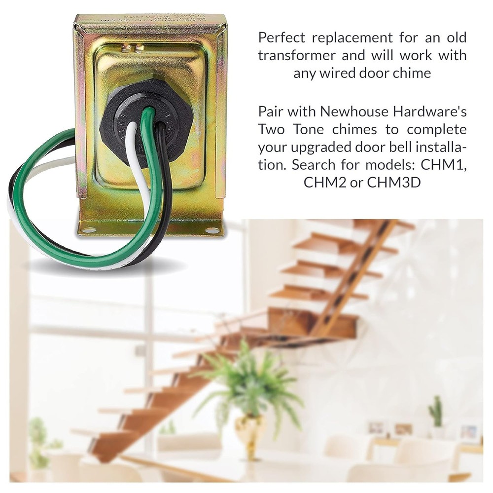 Doorbell Transformer, Wired 16V/10VA, Assorted
