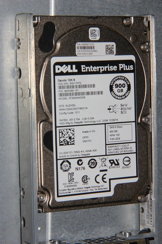 DELL Compellent SC4020 8.7TB Storage Array + 8G-FC-4 Controller "TESTED"