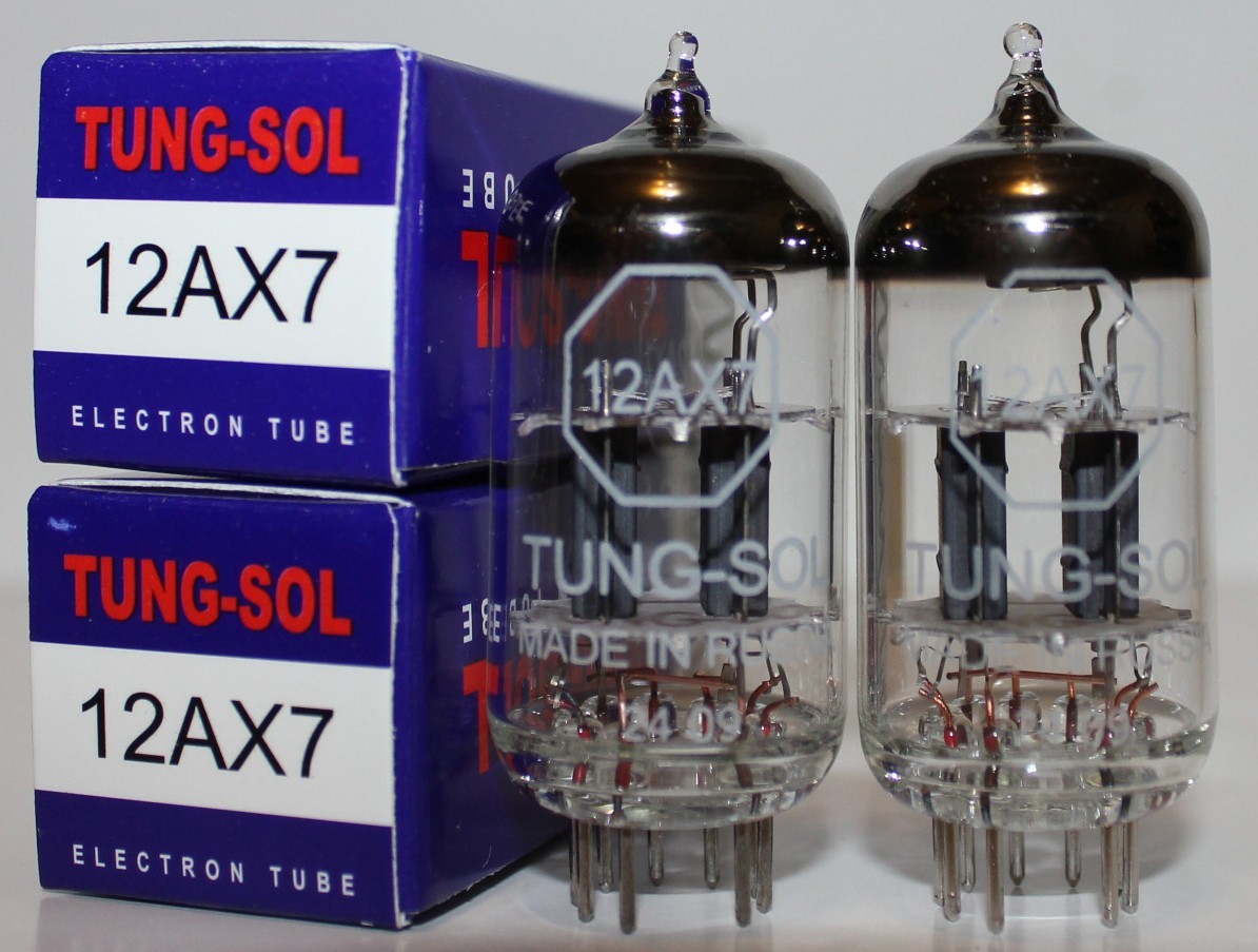 Matched Pair Tung Sol 12AX7 / ECC83 pre-amp tubes, Brand NEW in Box !