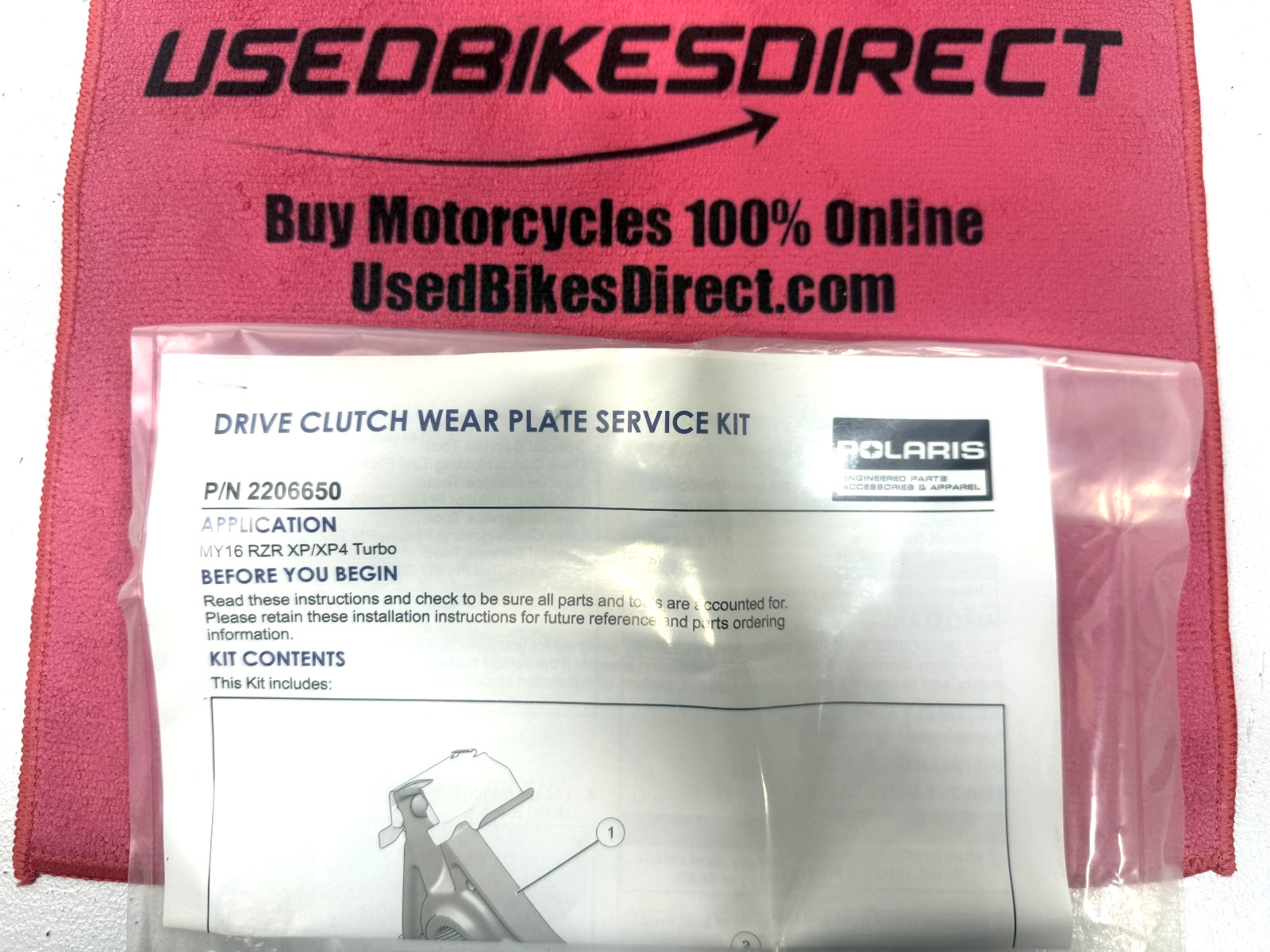 Polaris Drive Clutch Wear Plate Kit 2206650 Polaris RZR XP 1000 2016 - 2024+