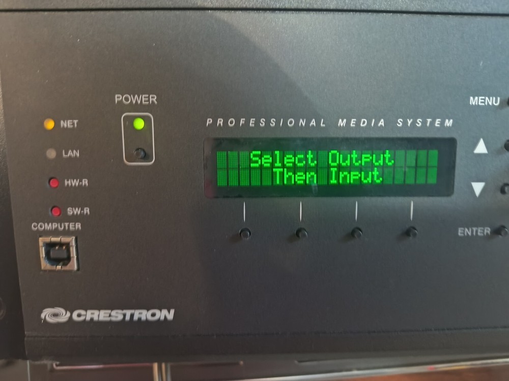 Crestron DMPS-300-C AV 7x4 Matrix Switch. Professional Presentation System Works