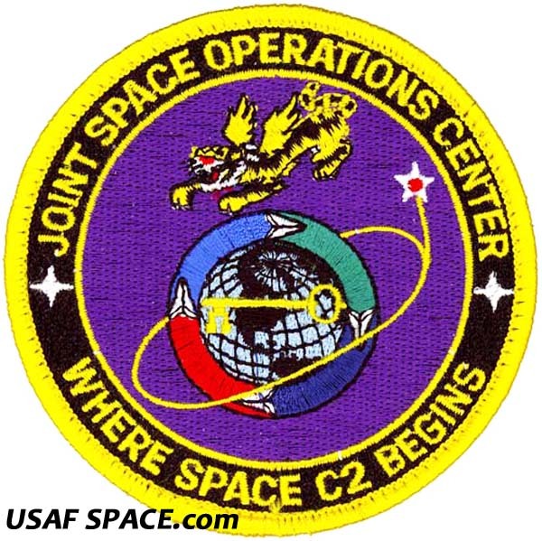 USAF JOINT SPACE OPERATIONS CENTER -SPACE C2- VAFB - DOD JFCC SOD MSP JSTO PATCH