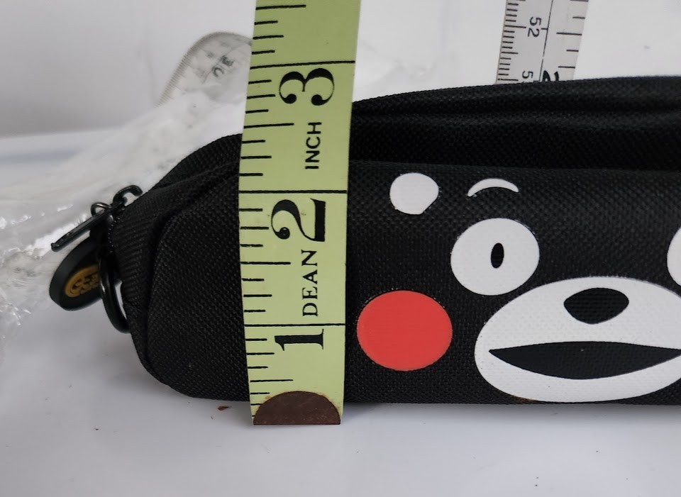 Kumamon pencil case pouch Black