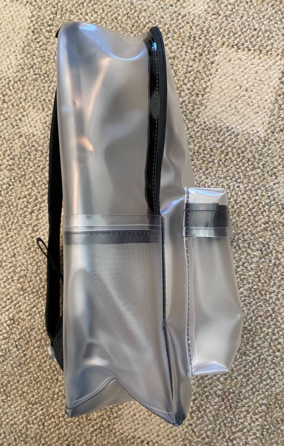 Nike Heritage Clear Crystal Backpack HV8920 Plastic Carry in Stadium Arena Bag