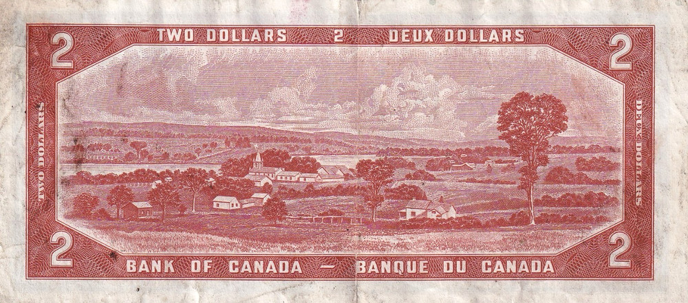 Canada $2 1954 "Devils Face" Pick# 67b