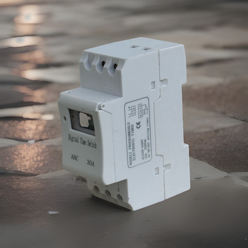 Digital LCD Programmable Weekly Timer 220V 30A Time Relay Switch Din Rail Mount