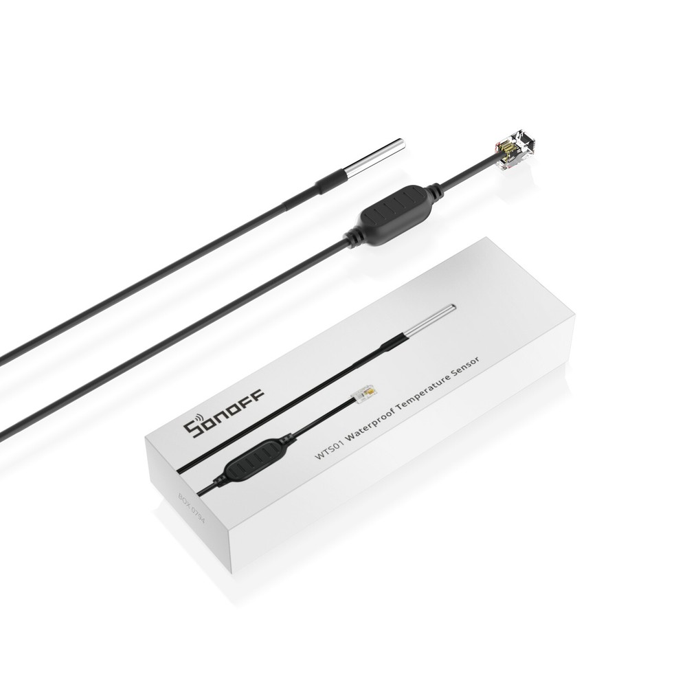 SONOFF WTS01 Waterproof Temperature Sensor, Works with TH Elite/TH Origin Switch