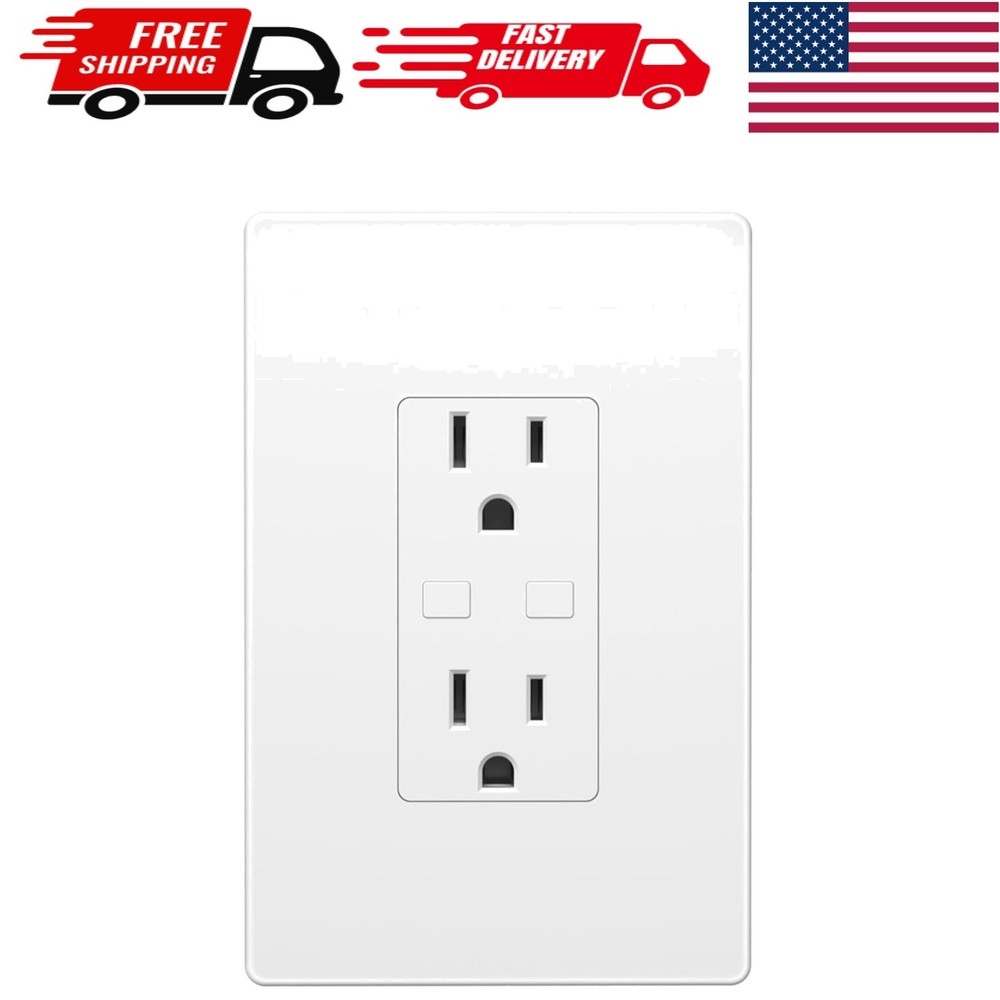 Voice-Controlled Smart Outlet Switch with Timer – Compatible with Alexa & Google