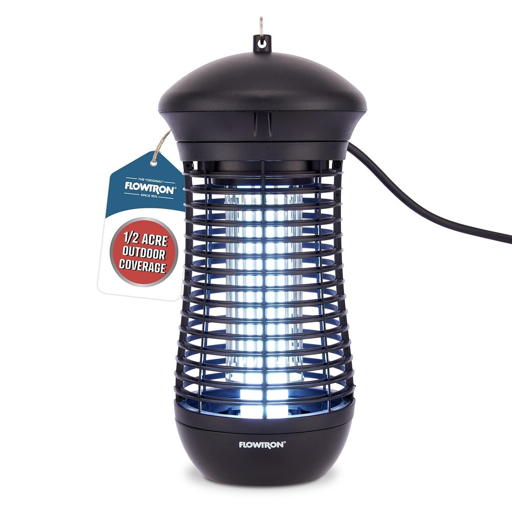 Flowtron Rechargeable Bug Zapper, 2150 Sq Ft with LED Light