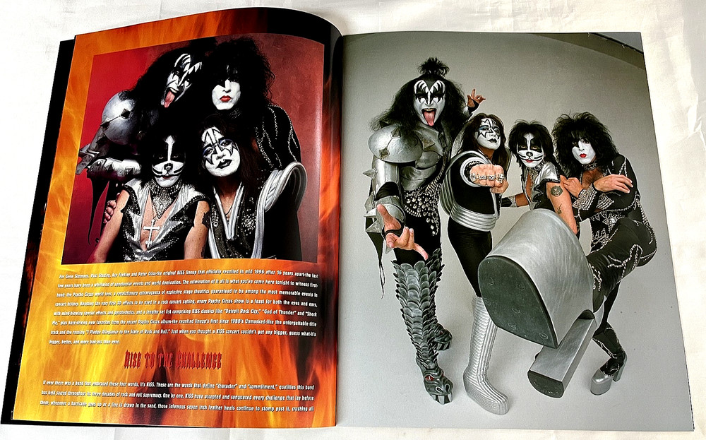 KISS Dodger Stadium October 1998 Psycho Circus Tourbook Program 3-D Glasses Ace