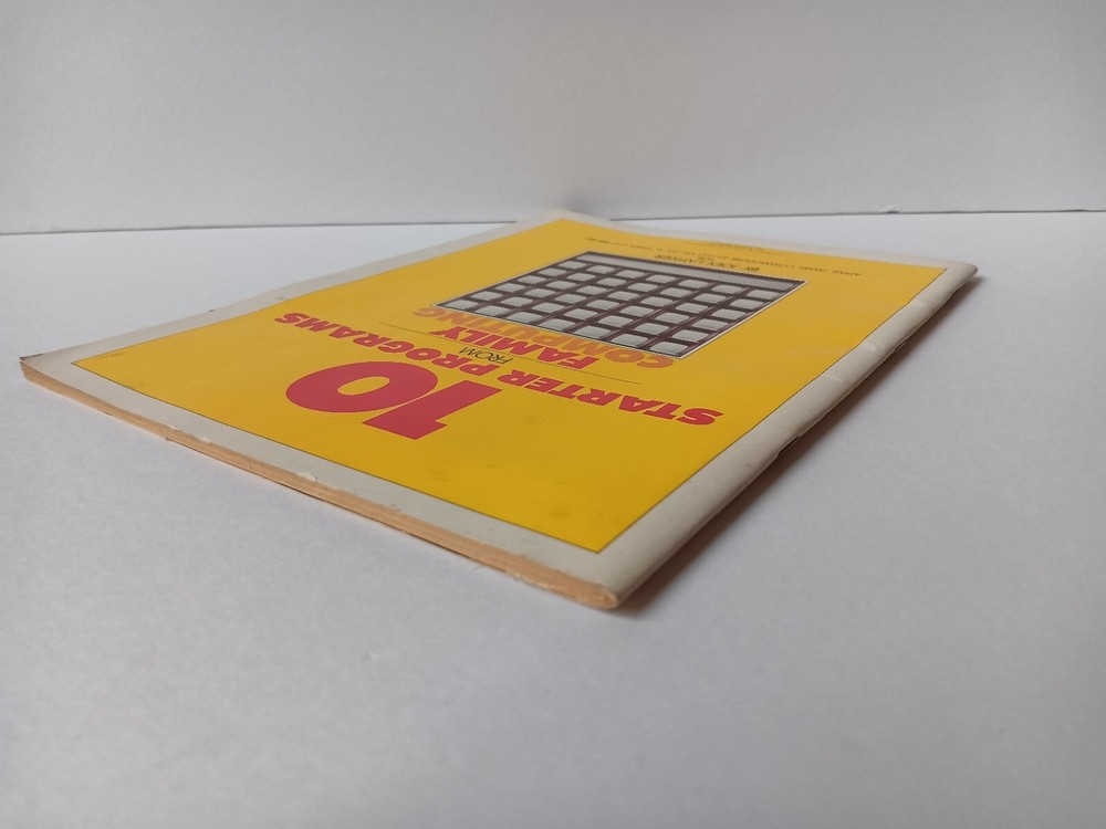 10 Starter Programs Family Computing Apple Atari Comm 64 Vic 20 TI Timex TRS-80