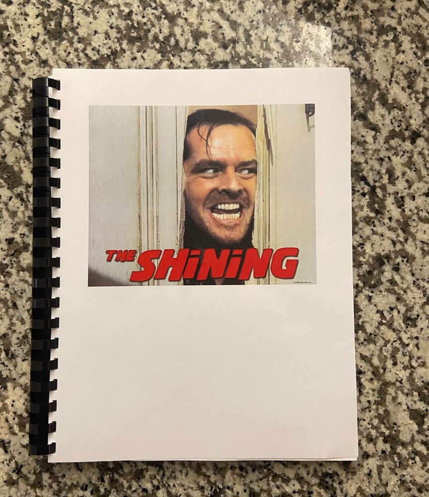 The Shining Horror Movie Script Reprint Full Screenplay Script