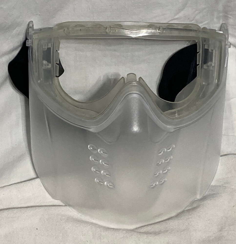 MSA Work Goggles with Removable Visor faceshield Clear Z87 +D3