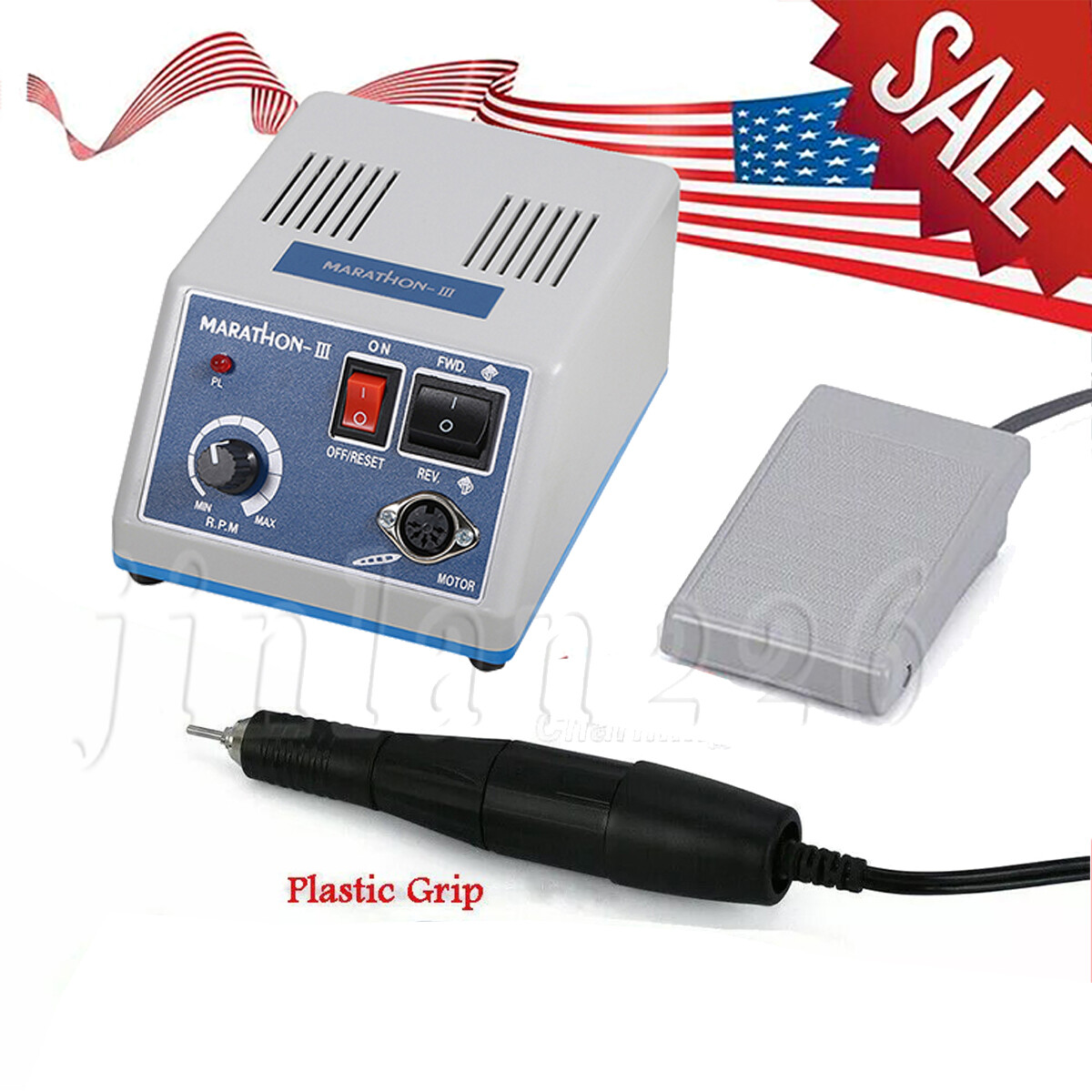 Dental Lab Marathon Electric Micromotor Polishing Unit + 35K rpm Motor Handpiece