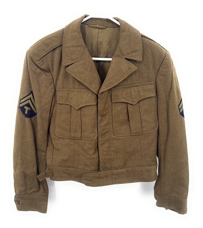 WWII Grade Army Technician Coat Jacket Brown
