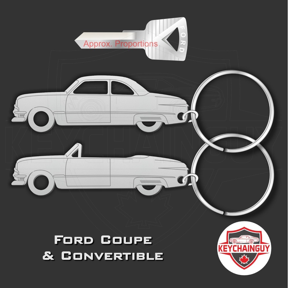 1949 - 1951 Ford Coupe or Convertible Key Chains