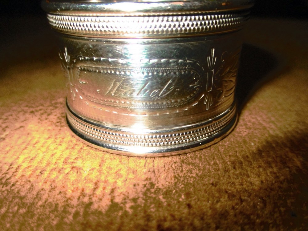Antique Sterling Silver Napkin Ring