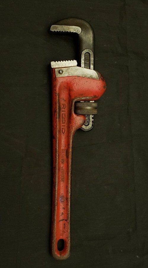 RIDGID 10 Inch Pipe Wrench Adjustable