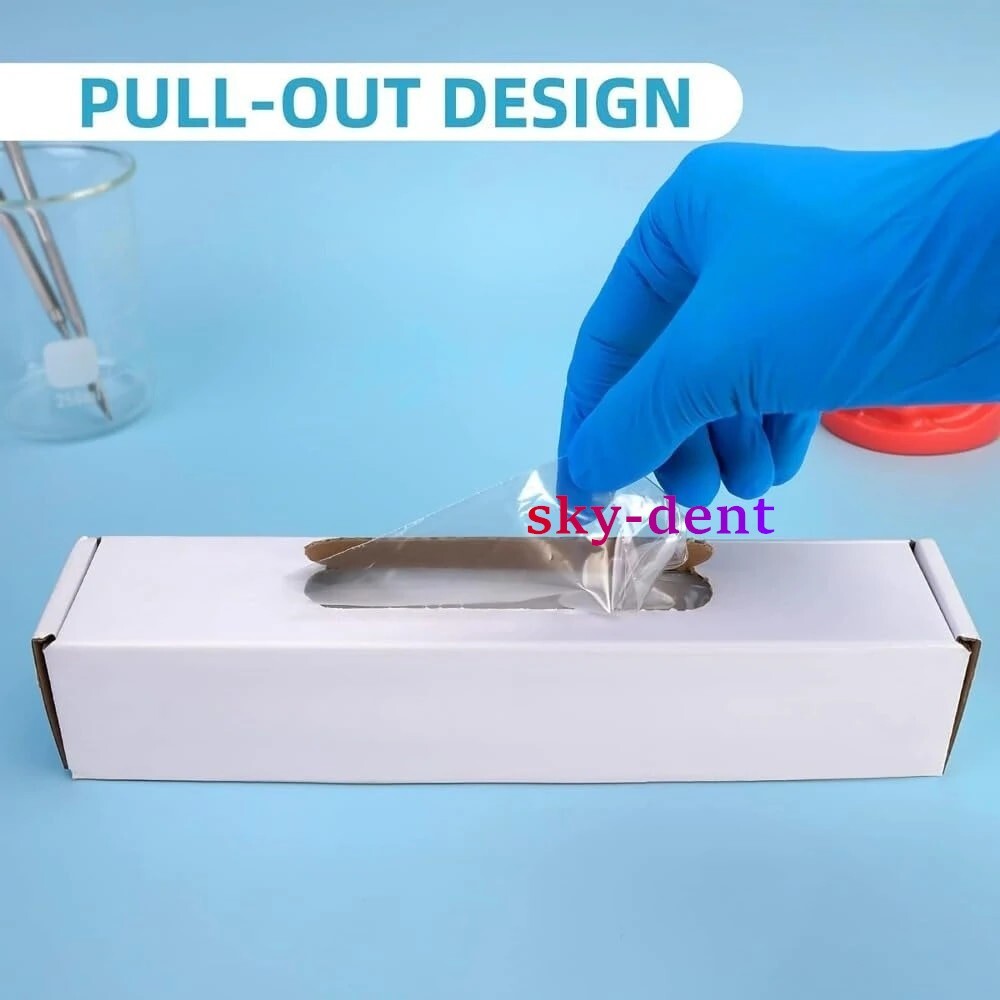 500pc Dental Plastic Digital X-Ray Sensor Covers Barrier Sleeves Protective Film