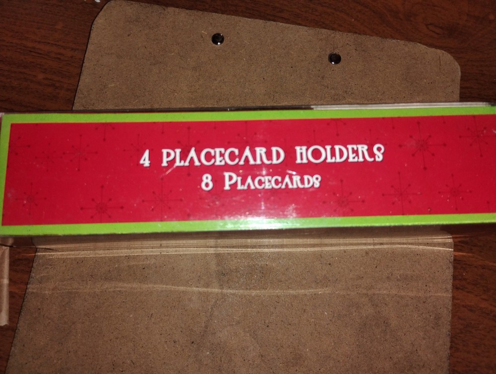 4 Ornament Placecard Holders
