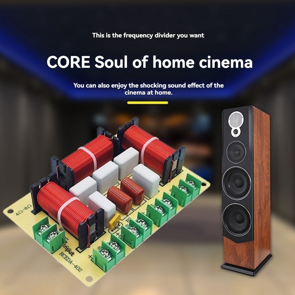 200W 4 Way Crossover Audio Speaker Crossover Dual + Midrange + Treble1012