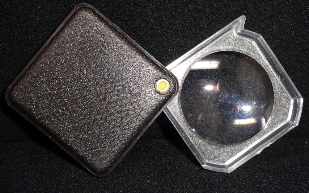Square Magnifying Glass in Case