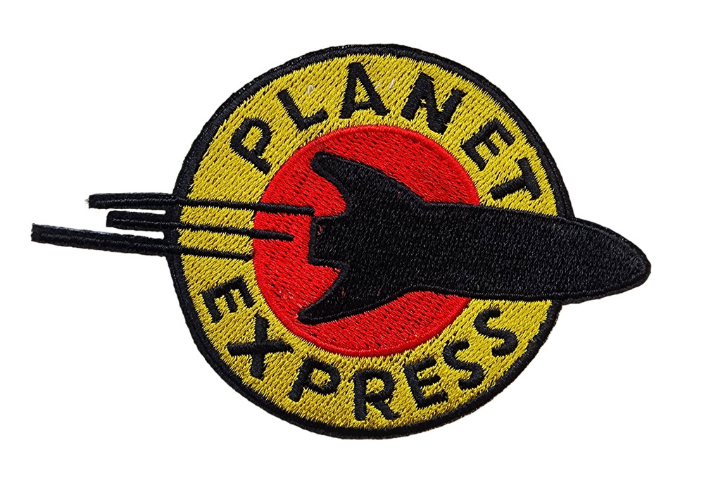 Iron On Patch featuring Futurama Inspired Planet Express