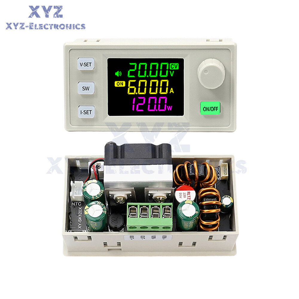 SK120X CNC Buck-Boost DC Adjustable Voltage Regulator Power Supply Module 120W