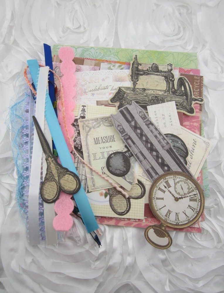 junk journal ephemera 50+ Piece Lot