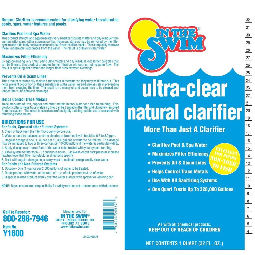 In The Swim Clarifier and Defoamer