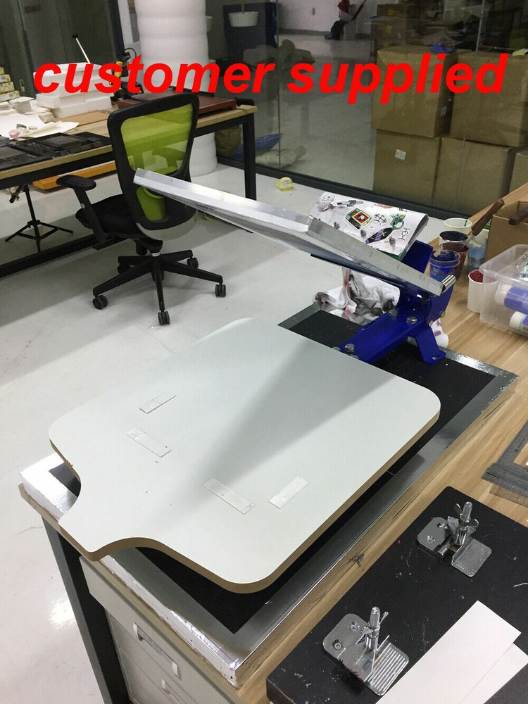 INTBUYING 1 Color Screen Printing Machine Tabletop Silk Screen Press Printer DIY