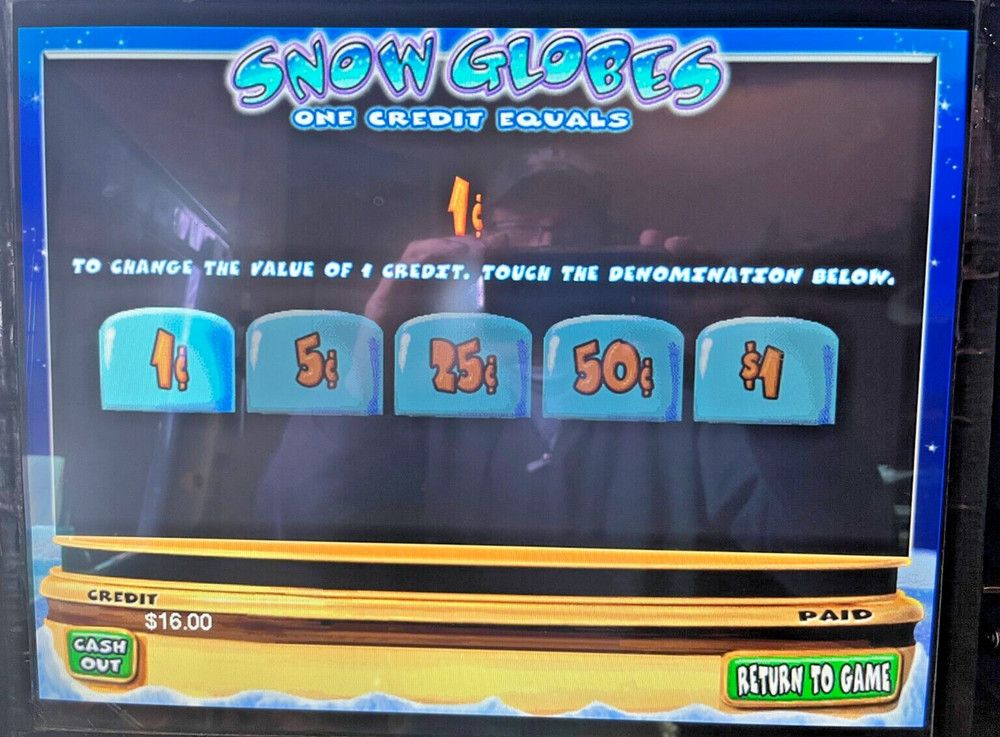 IGT I-game Snow Globes Software