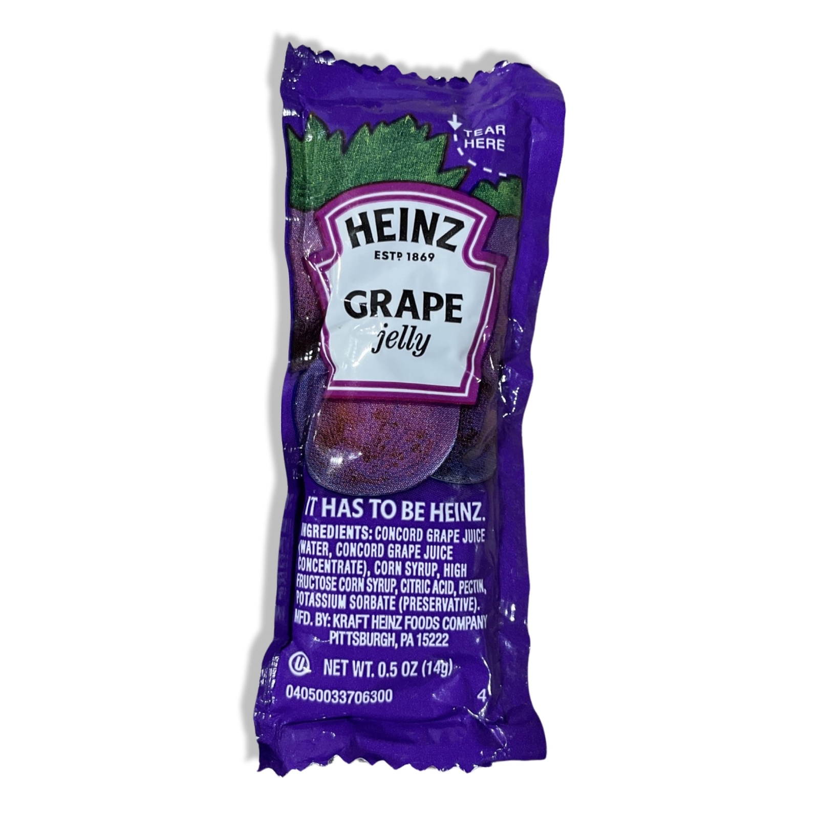 Grape Jelly & Strawberry Jam Single Serve Packets Combo | Pack of 50