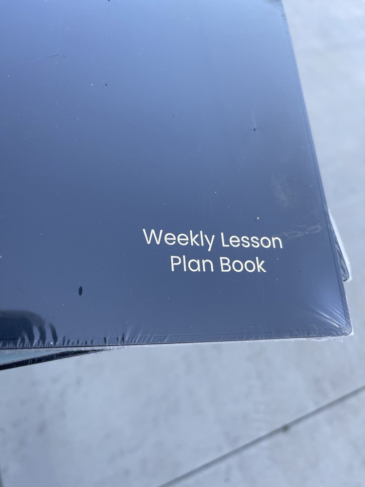 3 Sunee Weekly Lesson Plan Book Weekly Lightweight Teacher Tool Black