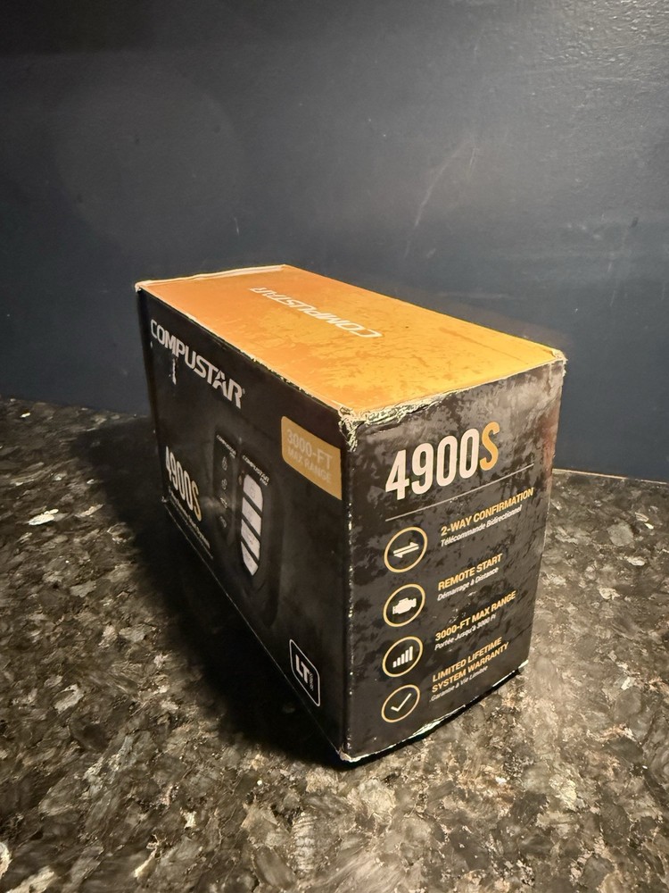 Compustar CS4900-S 4-Button 2-Way, 3000' Remote Start System Blade Not Included