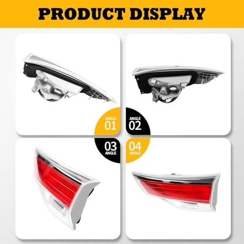 Passenger Side Inner Tail Light Compatible with 2014 2015 2016 Highlander Right