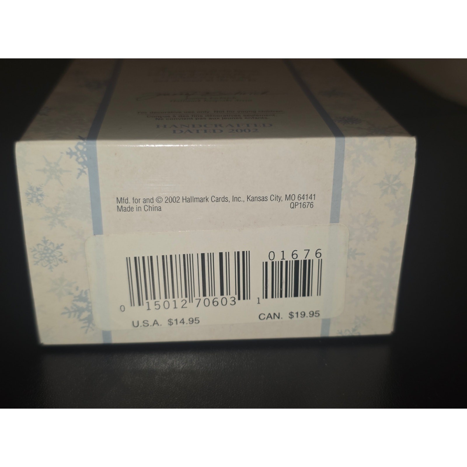 Hallmark Keepsake Baby Candessa Frostlight Faeries Too 2002 Ornament QP1676 NEW