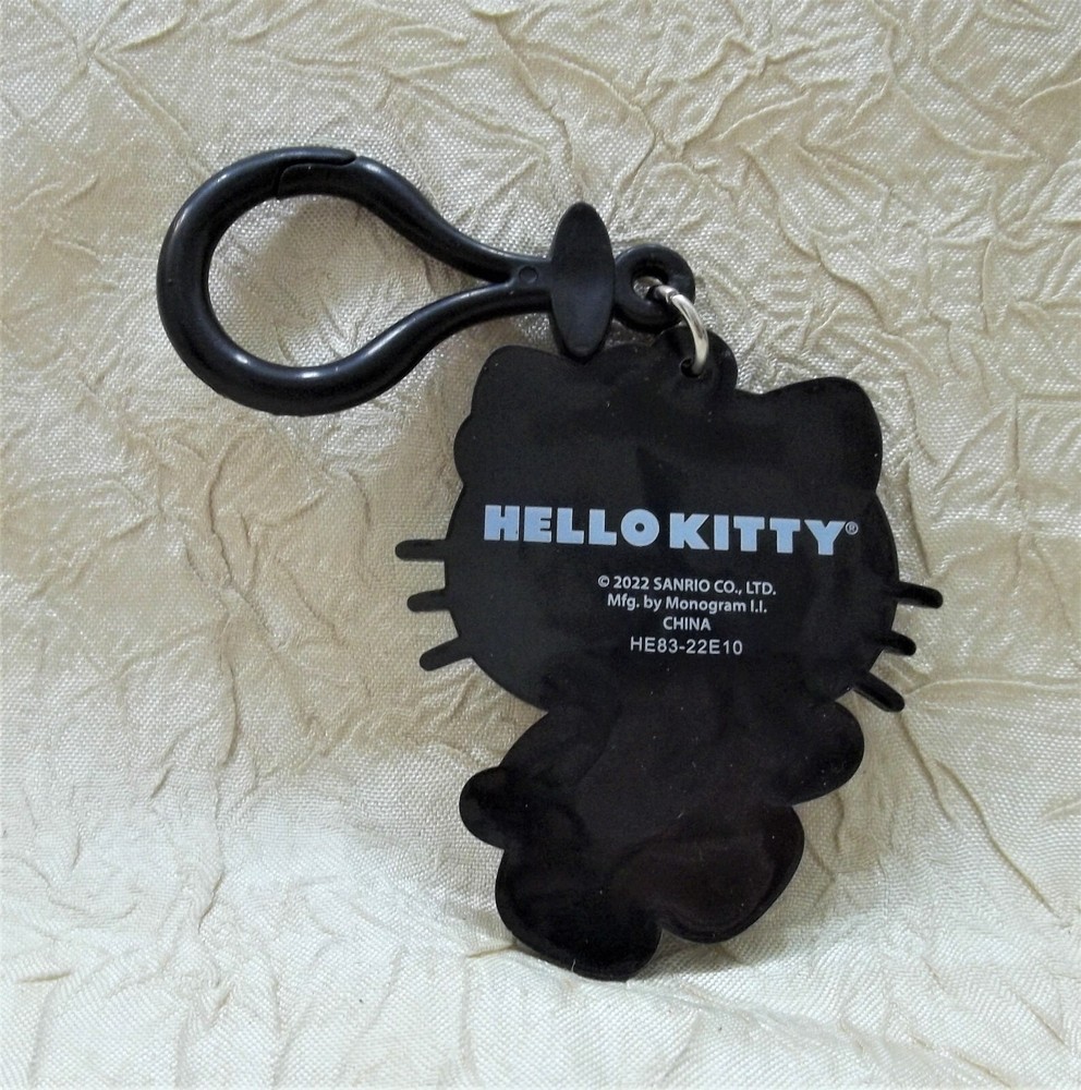 Hello Kitty Rubber Key Ring with Clip Keychain