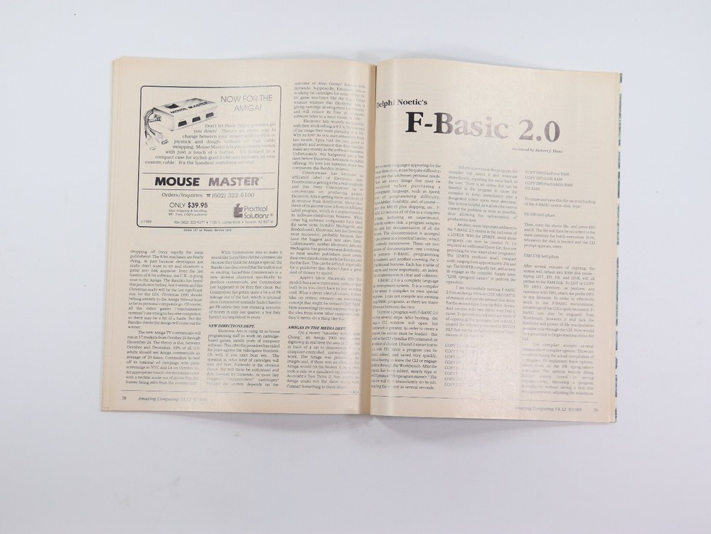 Amazing Computing Magazine Commodore Amiga Vol 4 # 12 Amiga Holiday Computing A