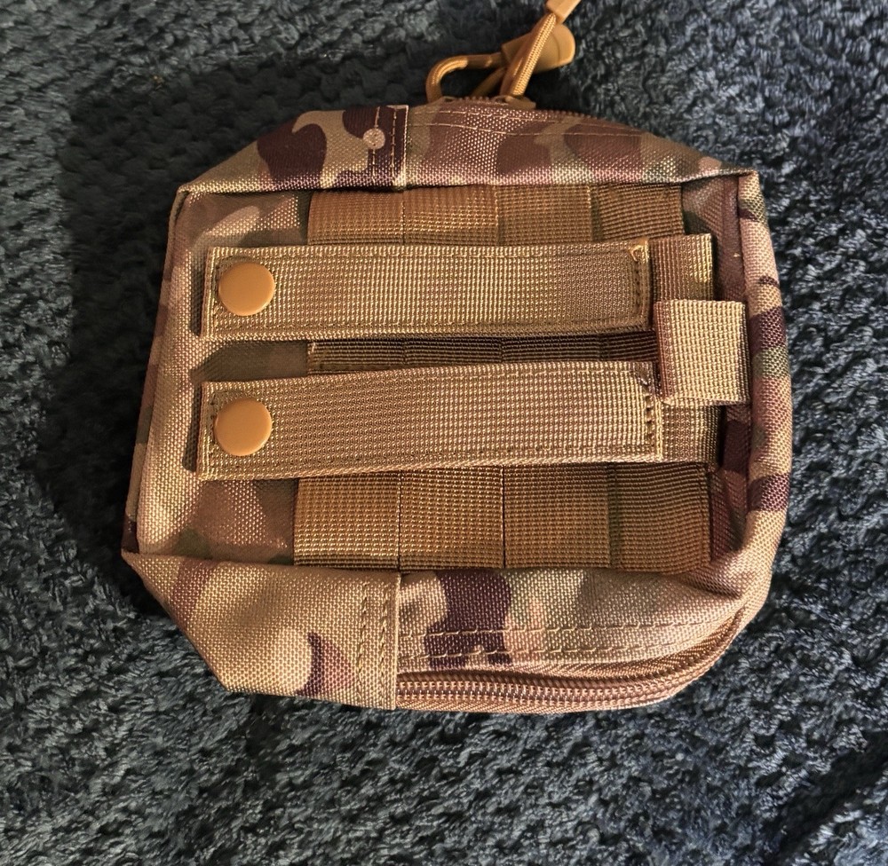 Camouflage Tactical Dog Harness with Adjustable Durable Multiple Pockets