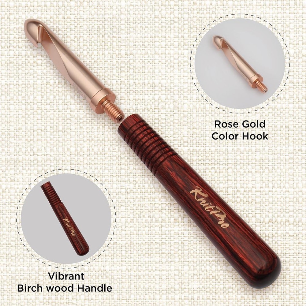 KnitPro Oasis Chunky Interchangeable Crochet Hook Set