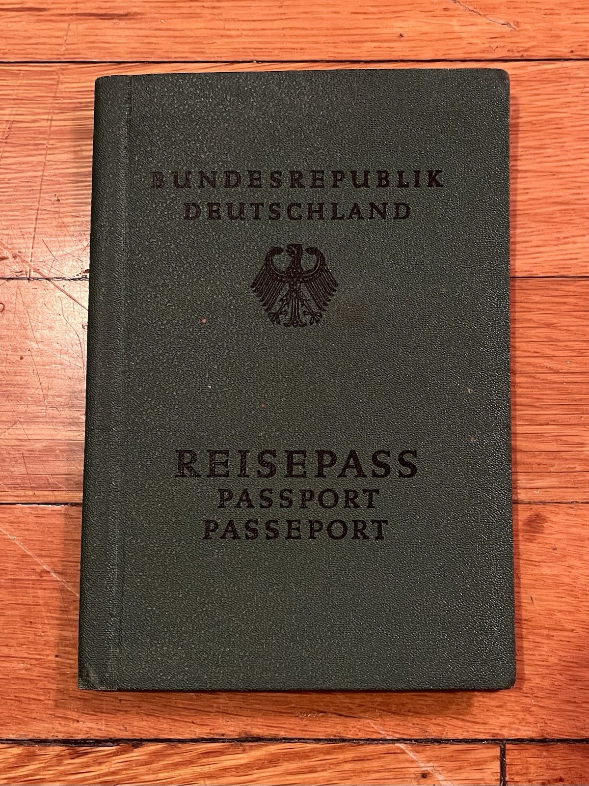 Bundesrepublik Deutschland Reisepass Passport Baden New York 1973 Pretty Woman