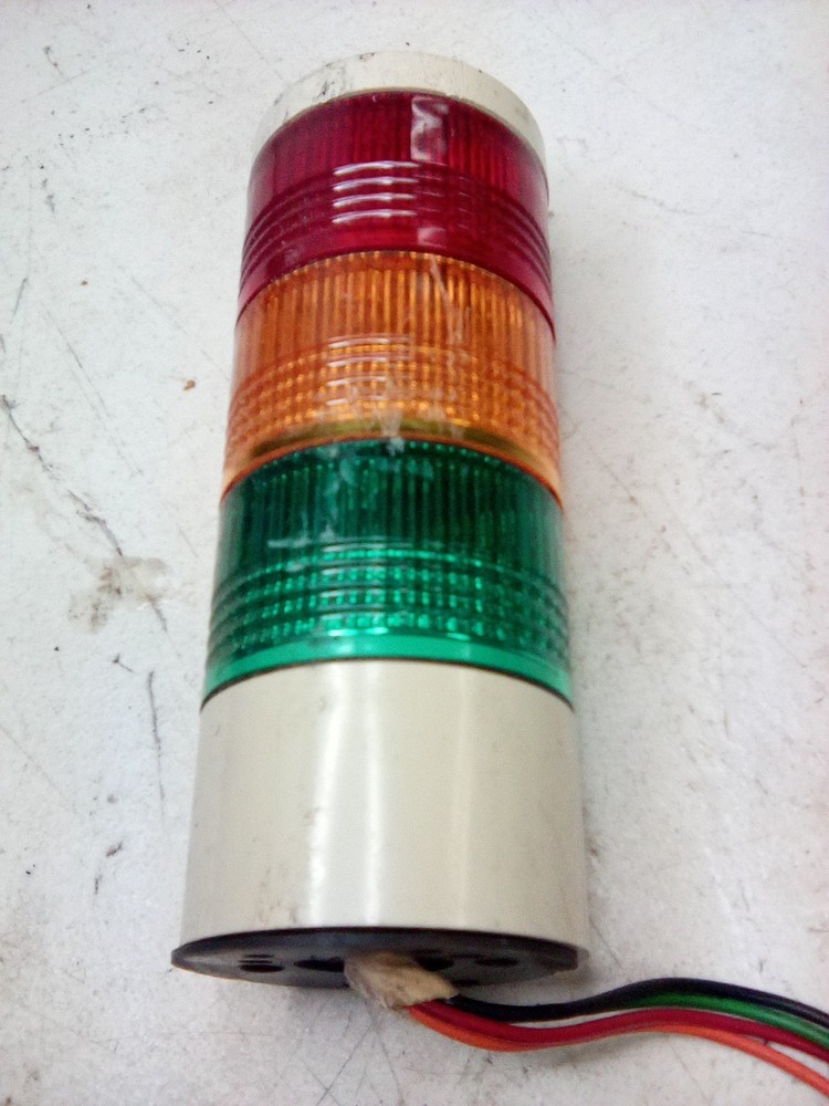 PATLITE LES-AW Stack Light Tower PMT Red/Amber/Green 24V Ac/DC 0.6W/1 Stack